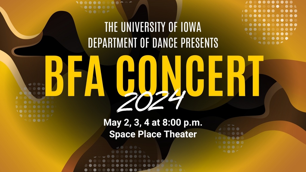 BFA Concert May 2, 3, 4, 2024 at 8 PM in Space Place Theater